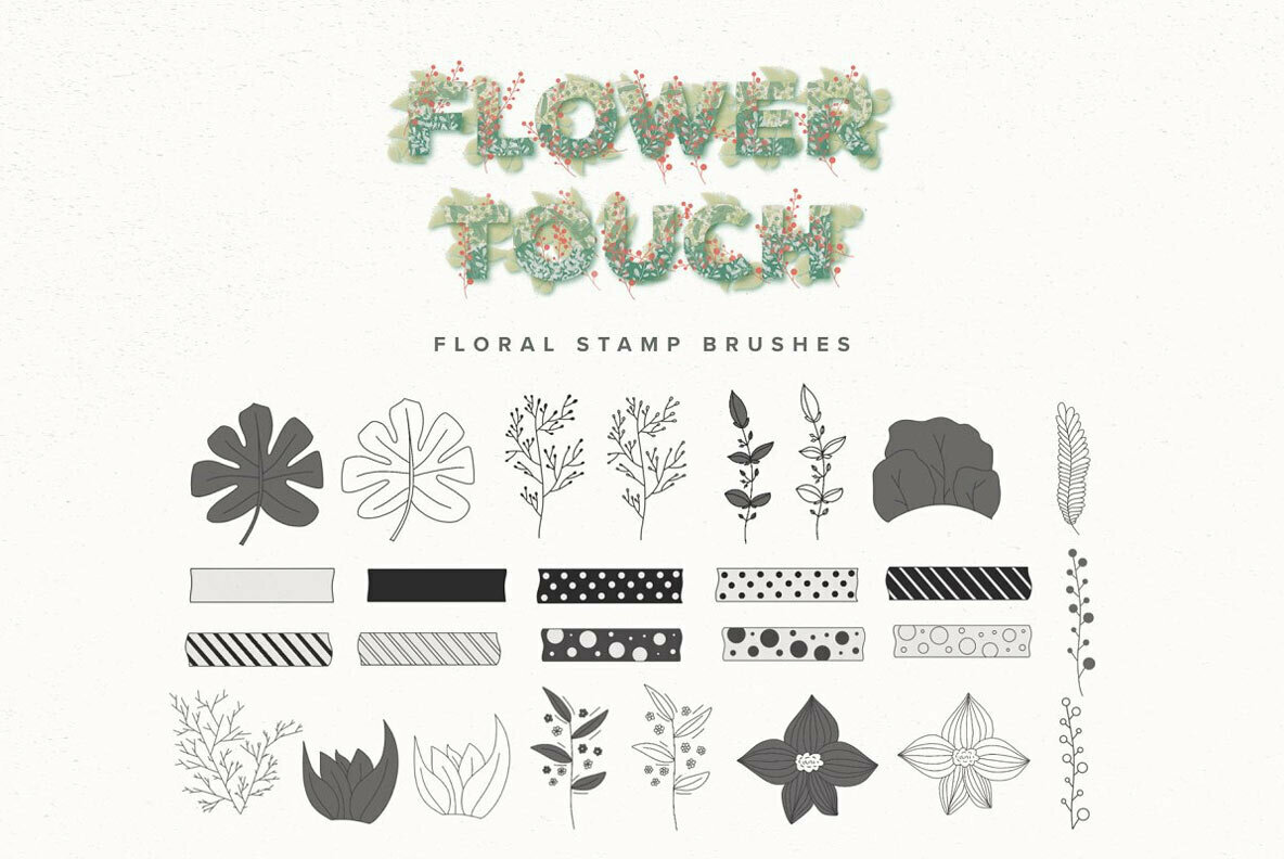 Flower Touch Procreate Brushes Flower Touch Procreate Brushes