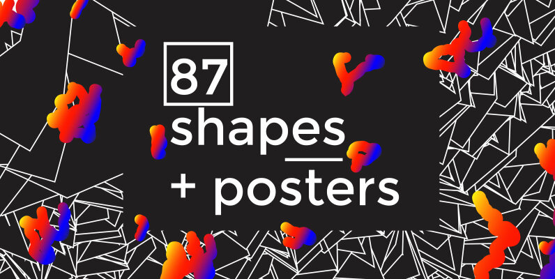 Cosmic Geometry 87 Shapes Posters