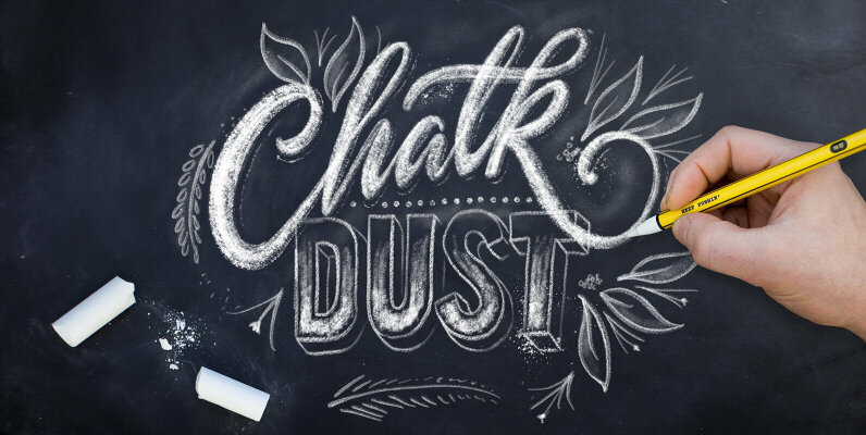 Chalk Dust   Procreate Lettering Kit