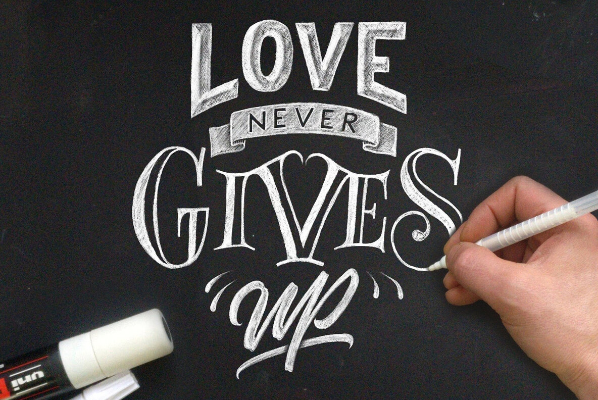 Chalk Dust Procreate Lettering Kit Chalk Dust Procreate Lettering Kit