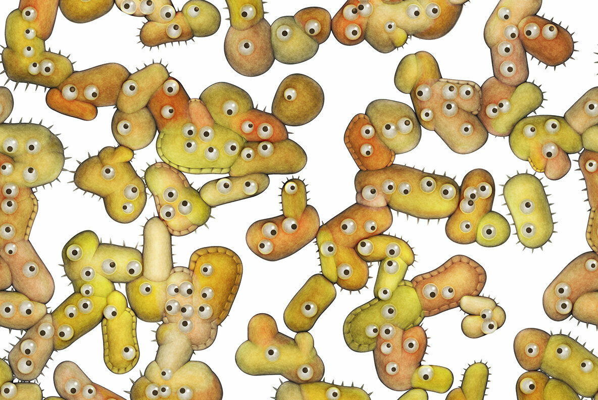 Bacteria Cell Backgrounds 4