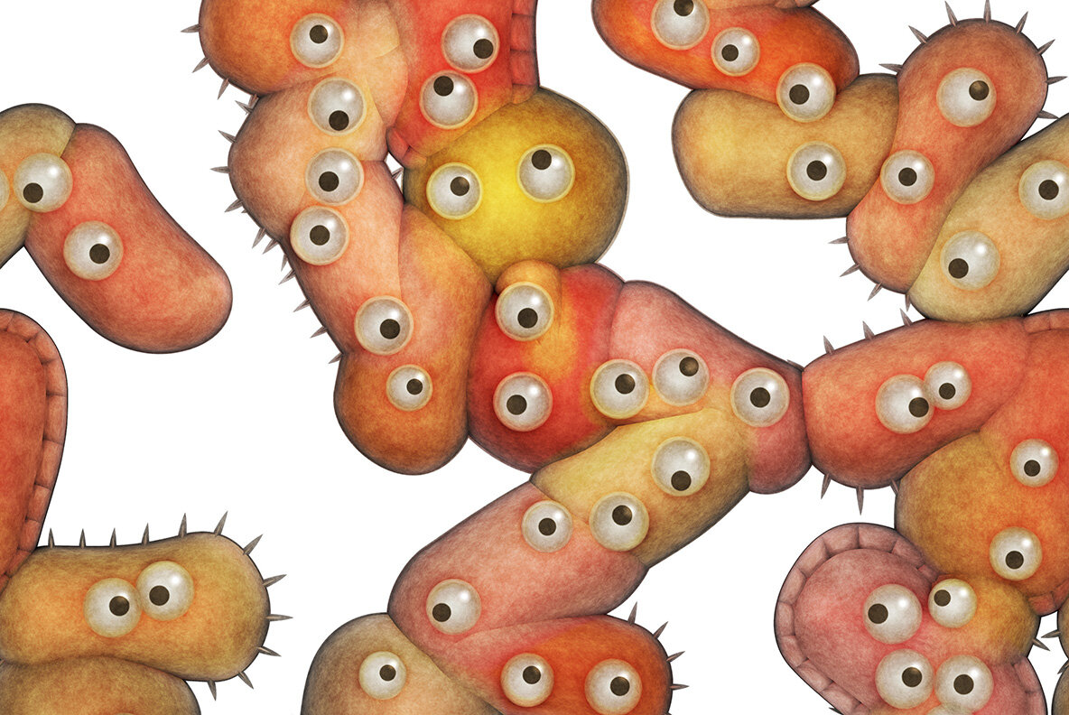 Bacteria Cell Backgrounds 6