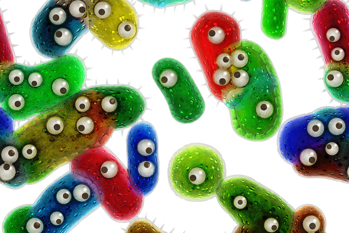 Bacteria Cell Backgrounds 7