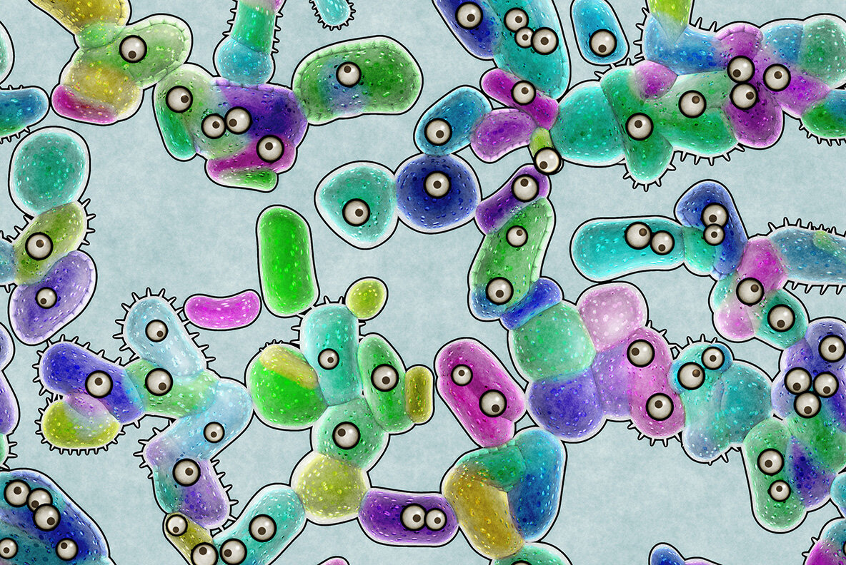Bacteria Cell Backgrounds 8