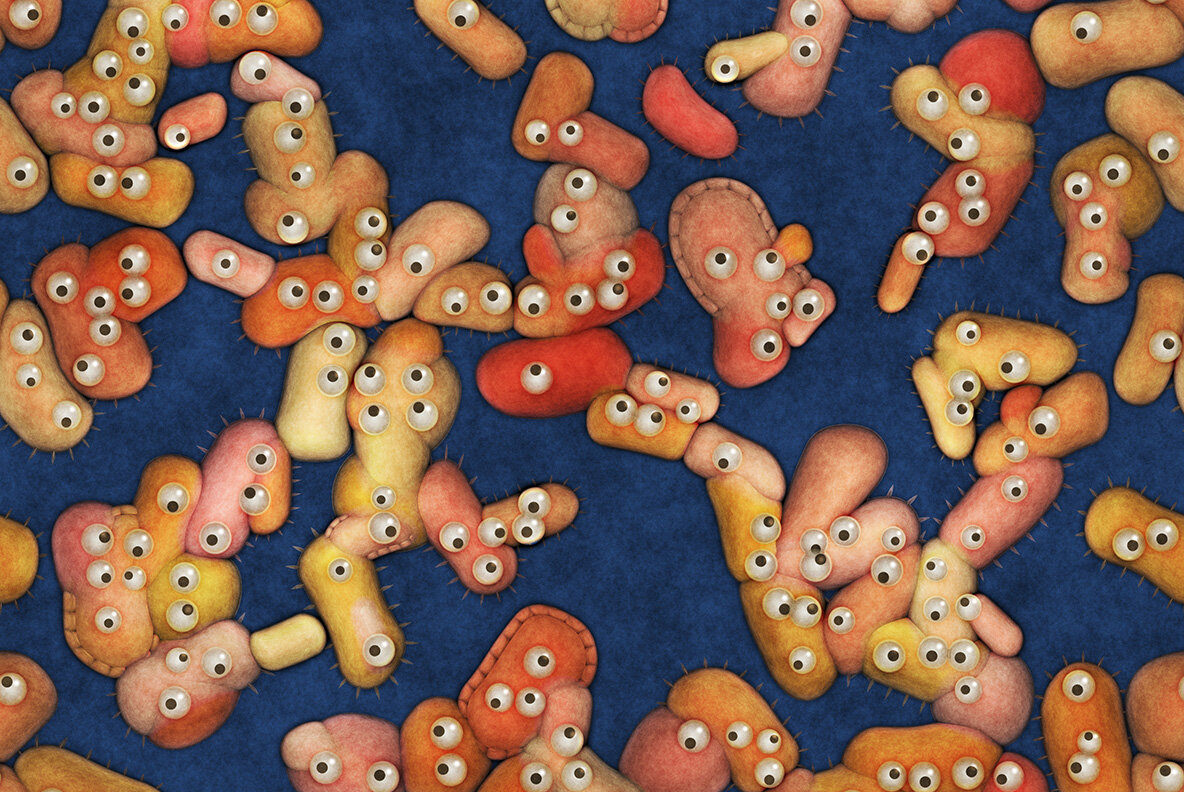 Bacteria Cell Backgrounds 9