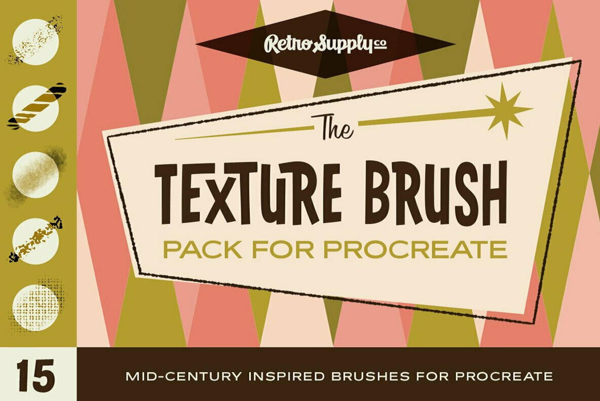 The Texture Brush Pack for Procreate The Texture Brush Pack for Procreate