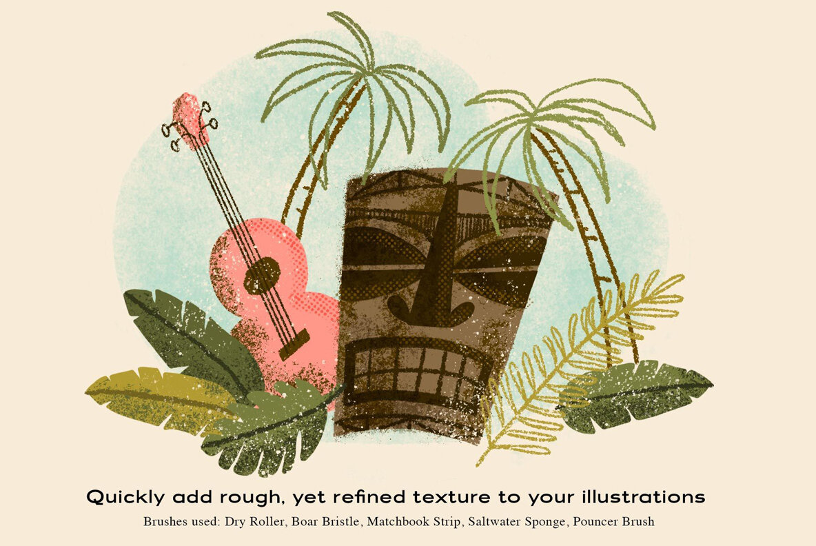 The Texture Brush Pack for Procreate The Texture Brush Pack for Procreate