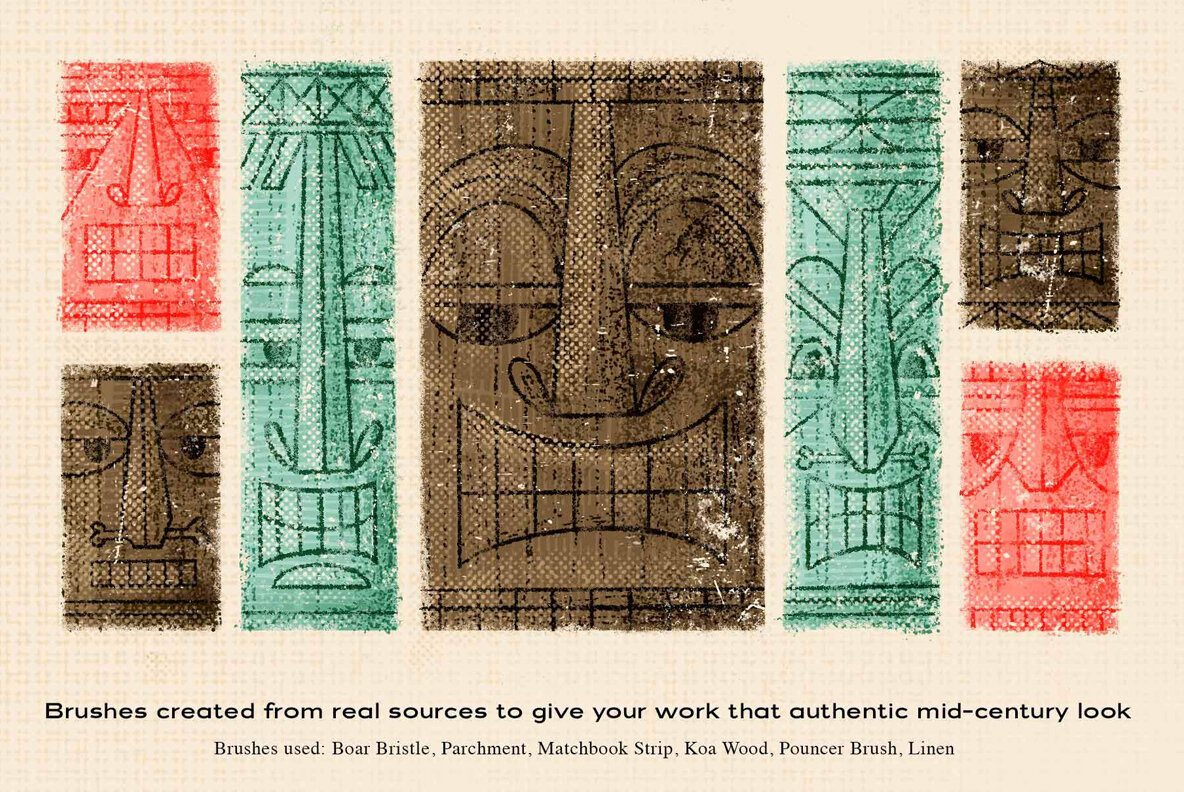 The Texture Brush Pack for Procreate The Texture Brush Pack for Procreate
