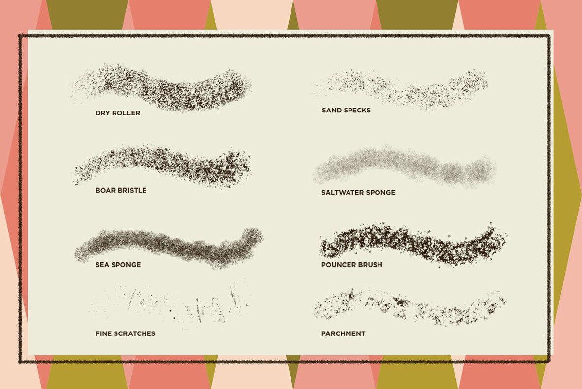 The Texture Brush Pack for Procreate The Texture Brush Pack for Procreate