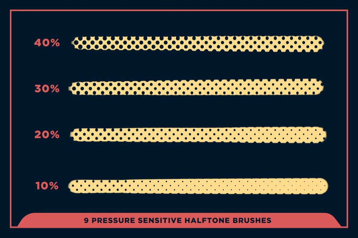 Black Magic Halftones Halftone Brushes for Procreate Black Magic Halftones Halftone Brushes for Procreate