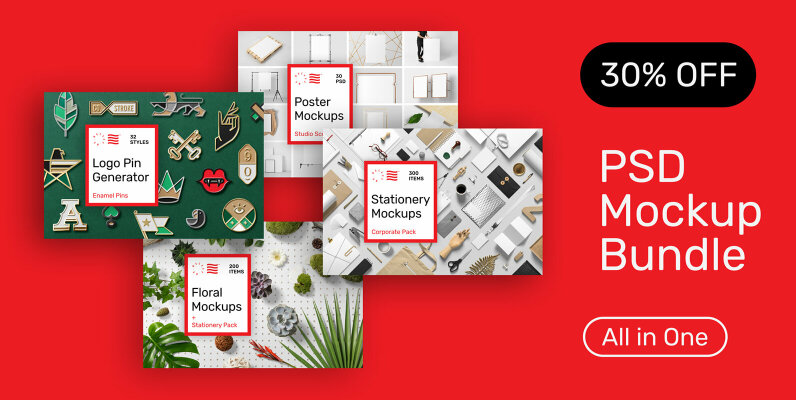 Mockup Bundle Pack   All in One