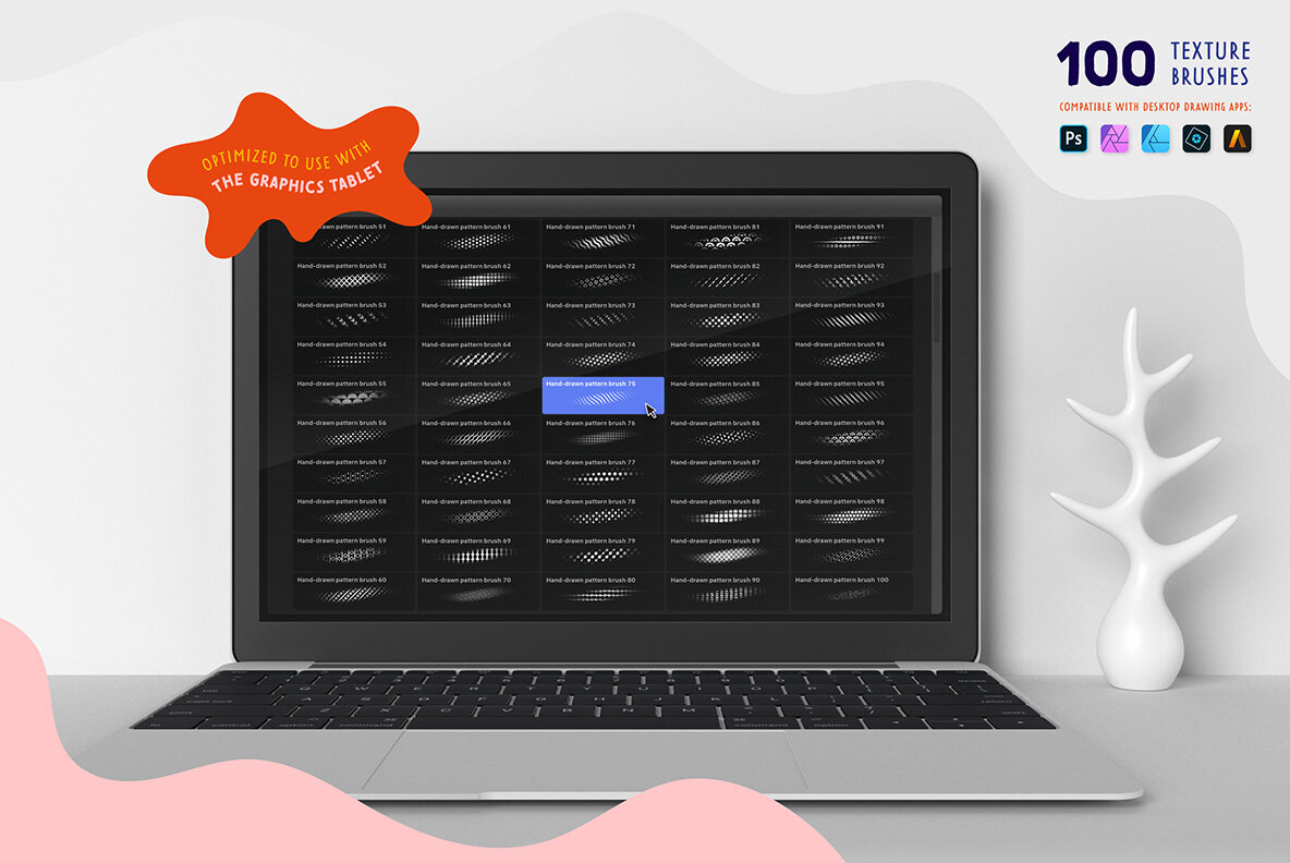 100 Hand drawn Seamless Patterns Collection 22