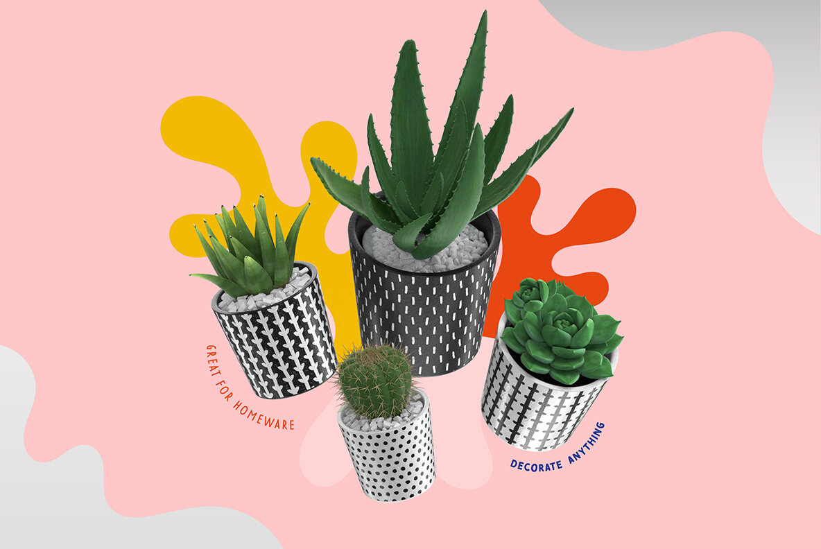 100 Hand drawn Seamless Patterns Collection 23