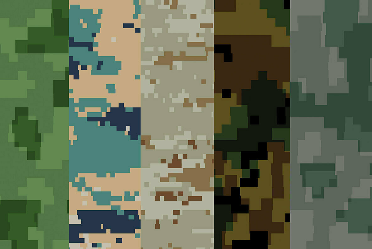 Pixel Camouflage Textures 3