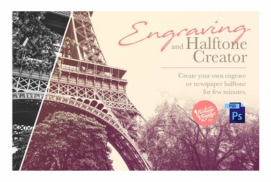 Engrave and Halftone Creator