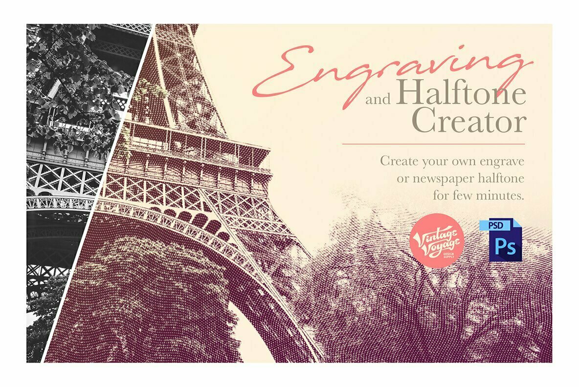 Engrave and Halftone Creator Engrave and Halftone Creator