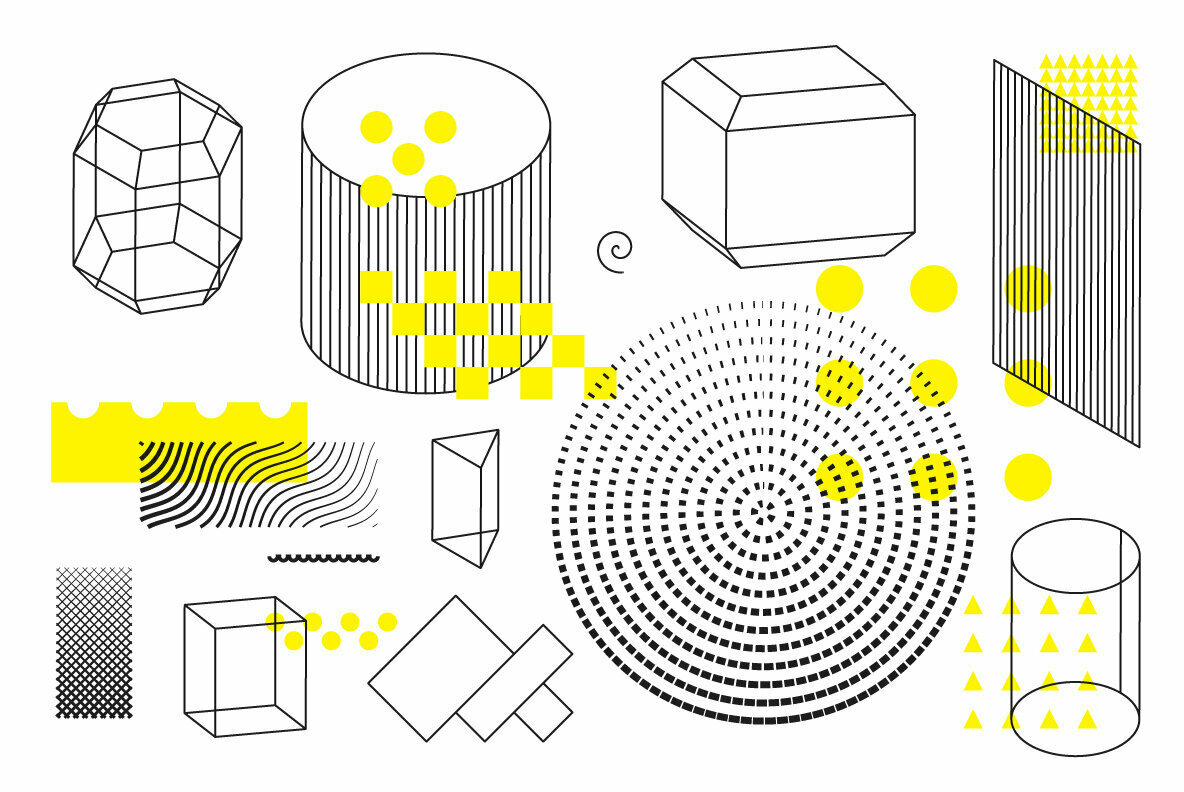 206 Vector Shapes   Posters Set 2