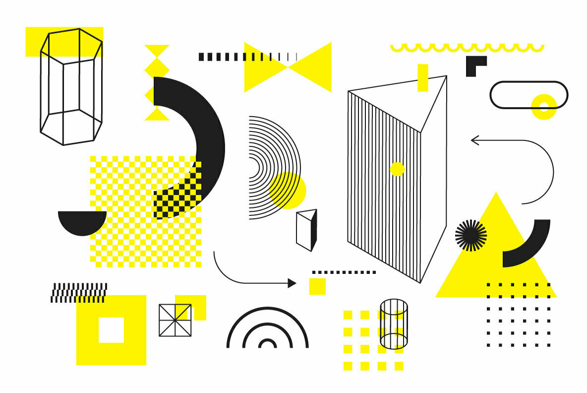 206 Vector Shapes   Posters Set 3