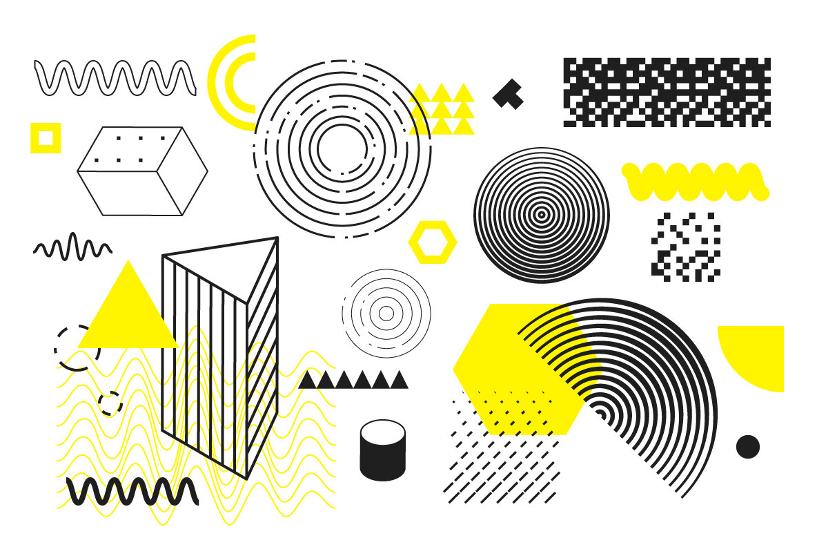 206 Vector Shapes   Posters Set 6