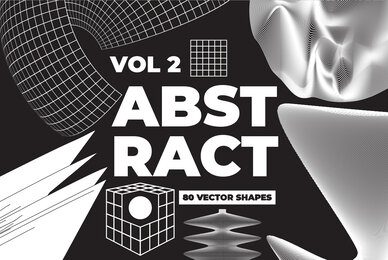 80 Vector Abstract Shapes Vol 2