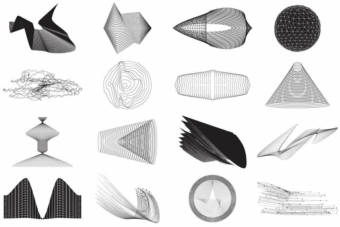 80 Vector Abstract Shapes Vol 2 80 Vector Abstract Shapes Vol 2