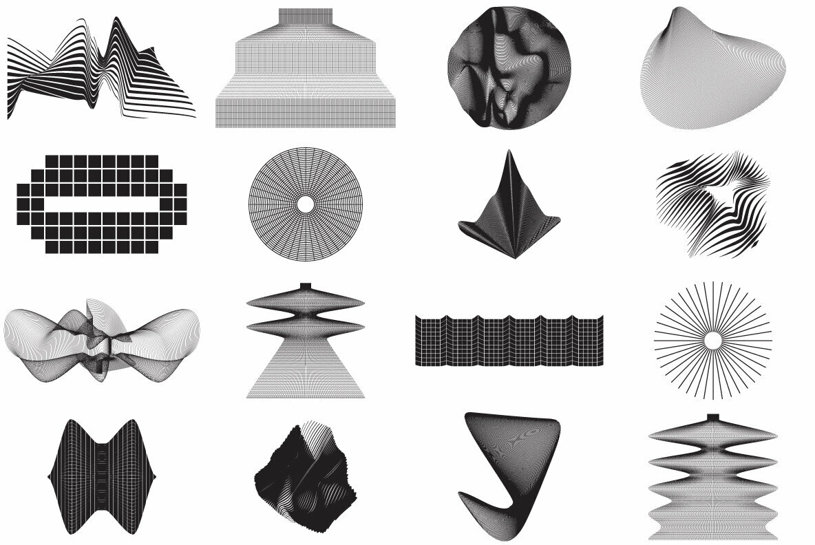 80 Vector Abstract Shapes Vol 2 80 Vector Abstract Shapes Vol 2