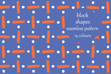 Abstract Divide Block Shapes Pattern