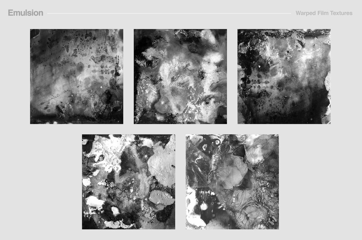 Emulsion Warped Film Textures Emulsion Warped Film Textures