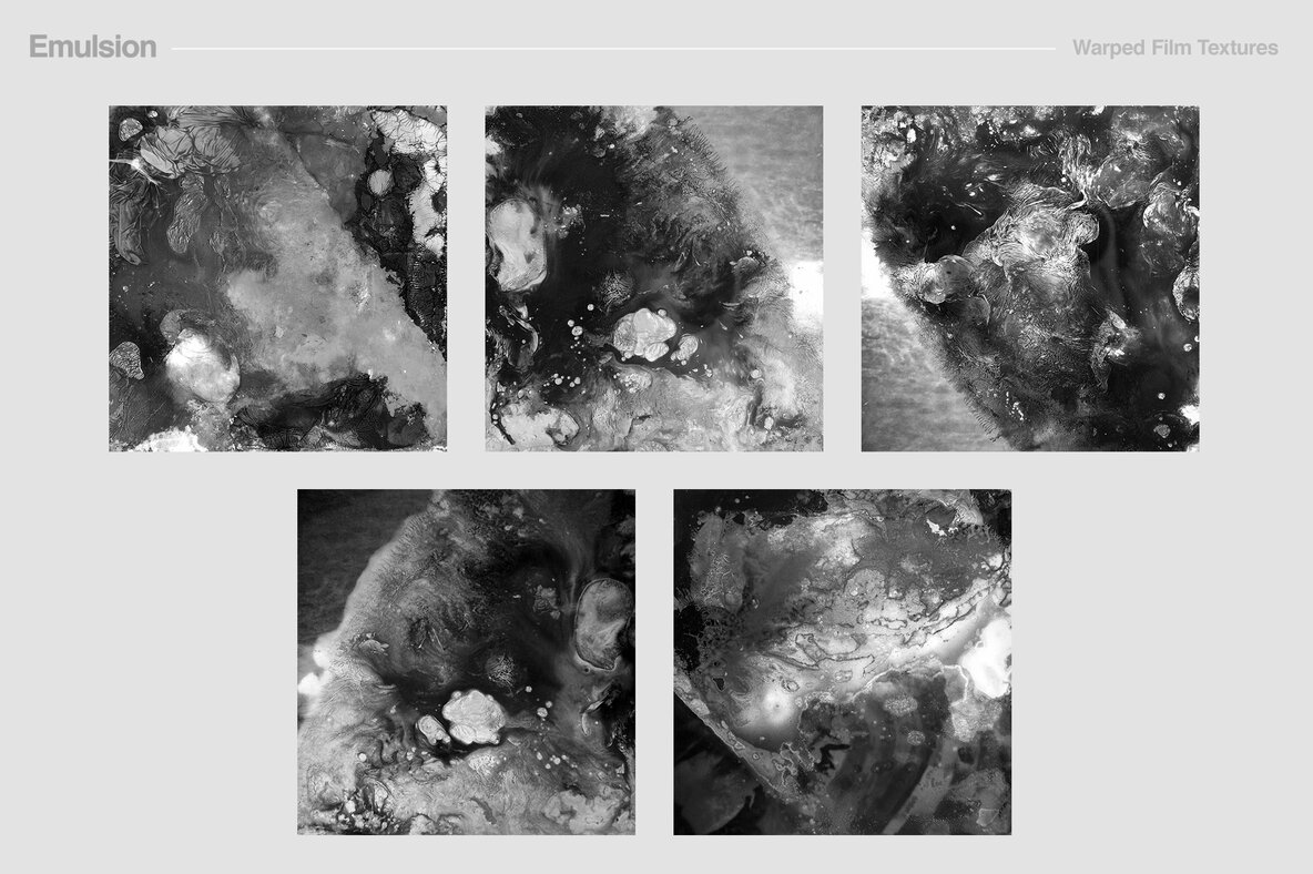 Emulsion Warped Film Textures Emulsion Warped Film Textures