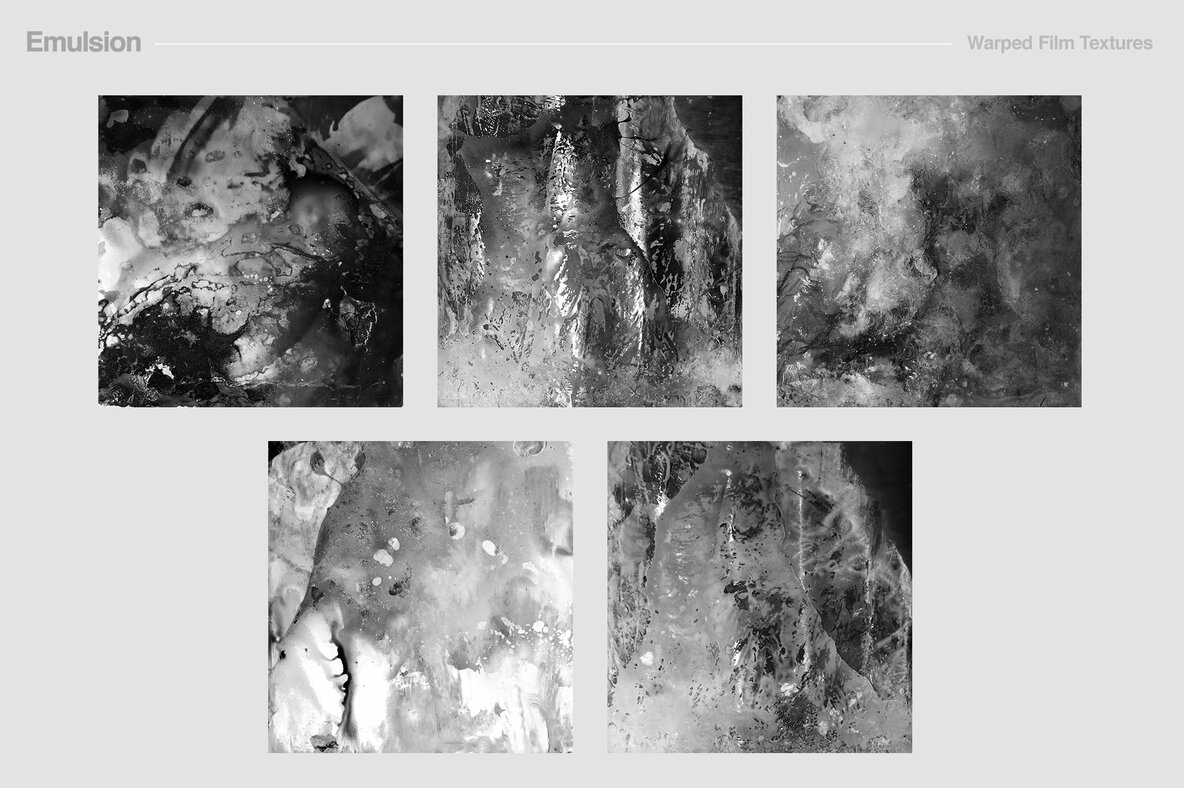 Emulsion Warped Film Textures Emulsion Warped Film Textures