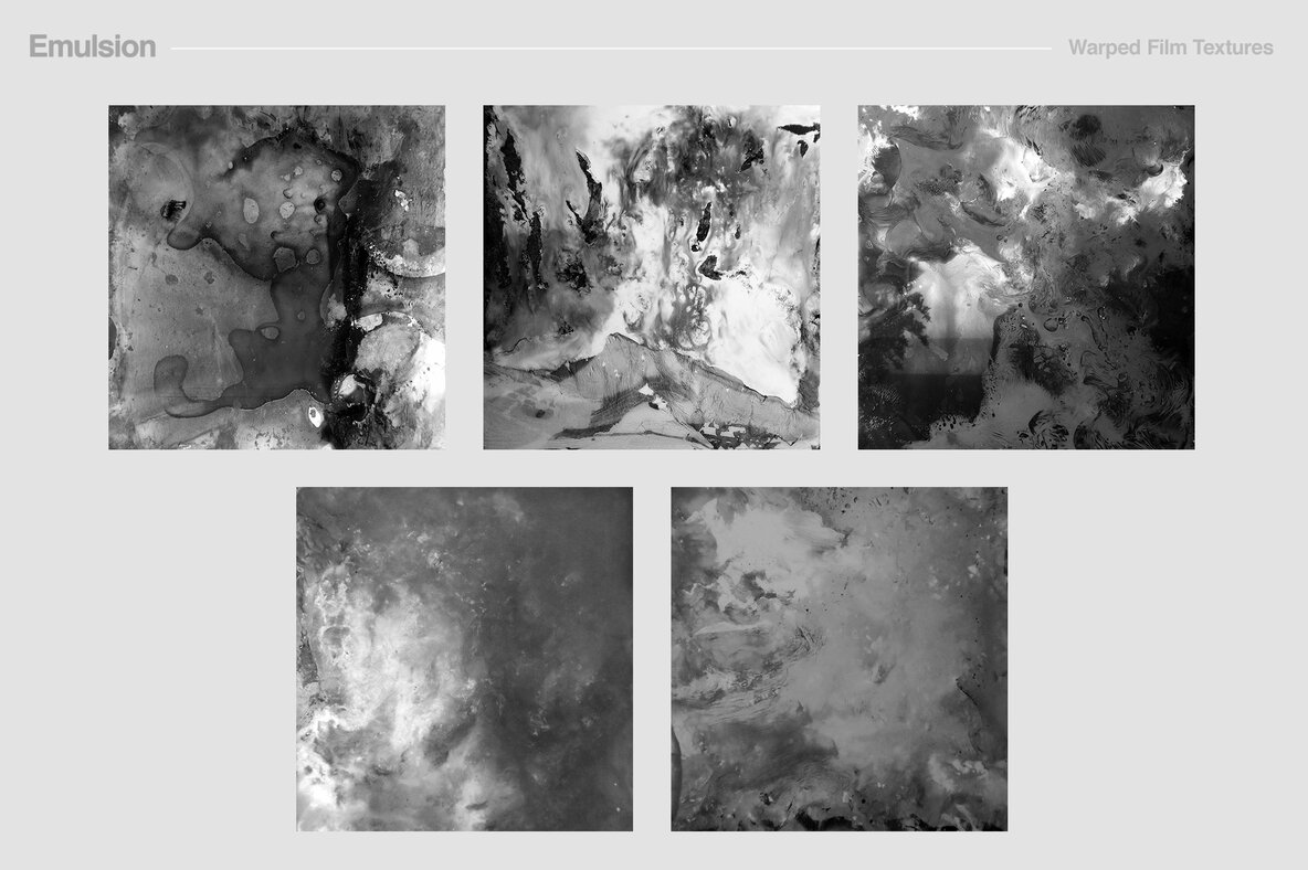 Emulsion Warped Film Textures Emulsion Warped Film Textures