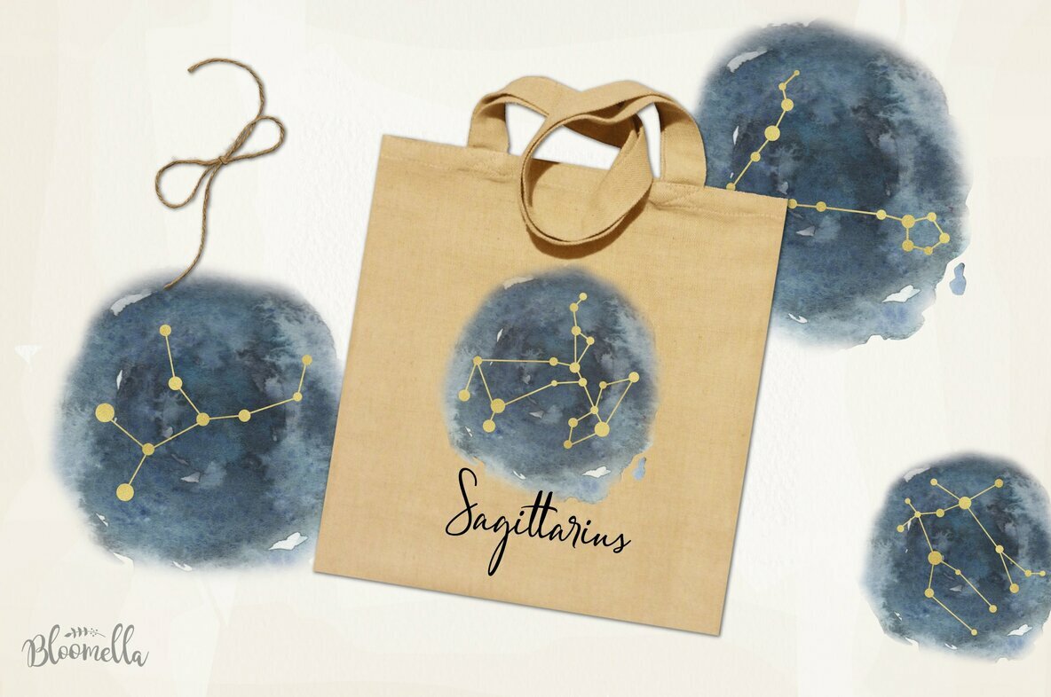 Star Signs Watercolor Package
