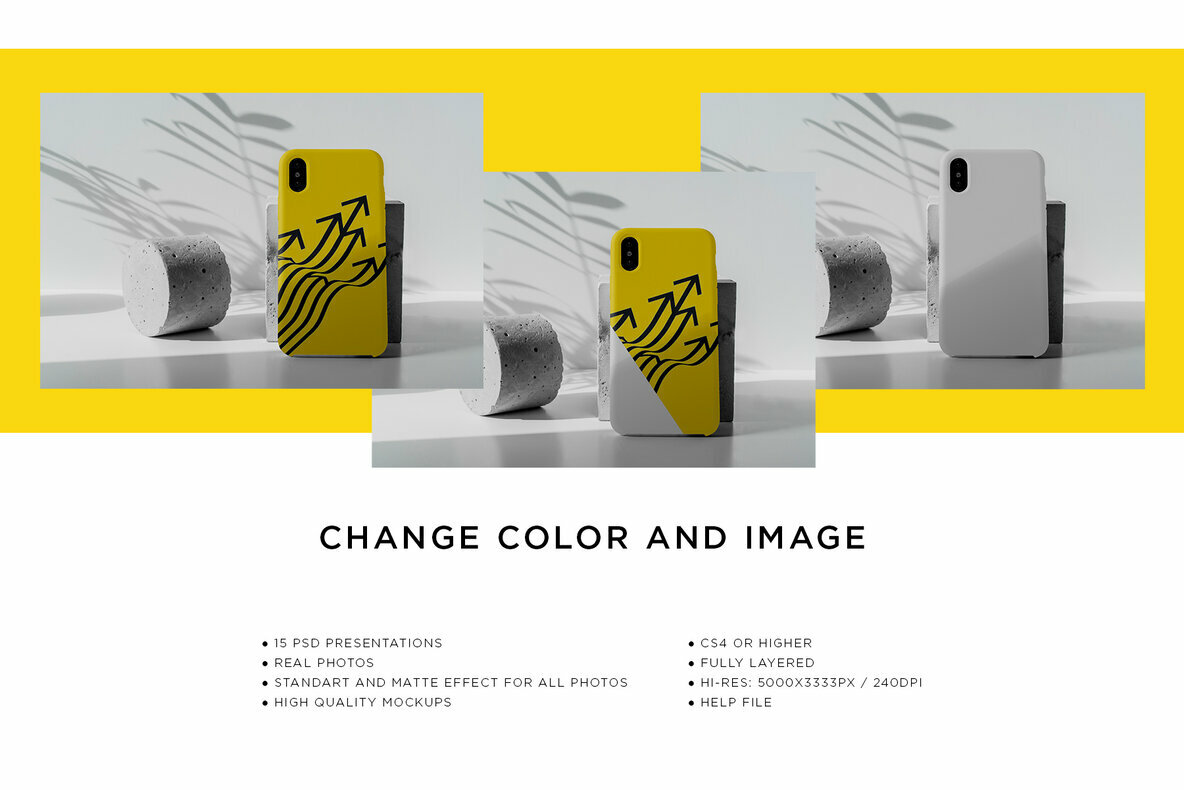 iPhone X Case Mock Ups iPhone X Case Mock Ups