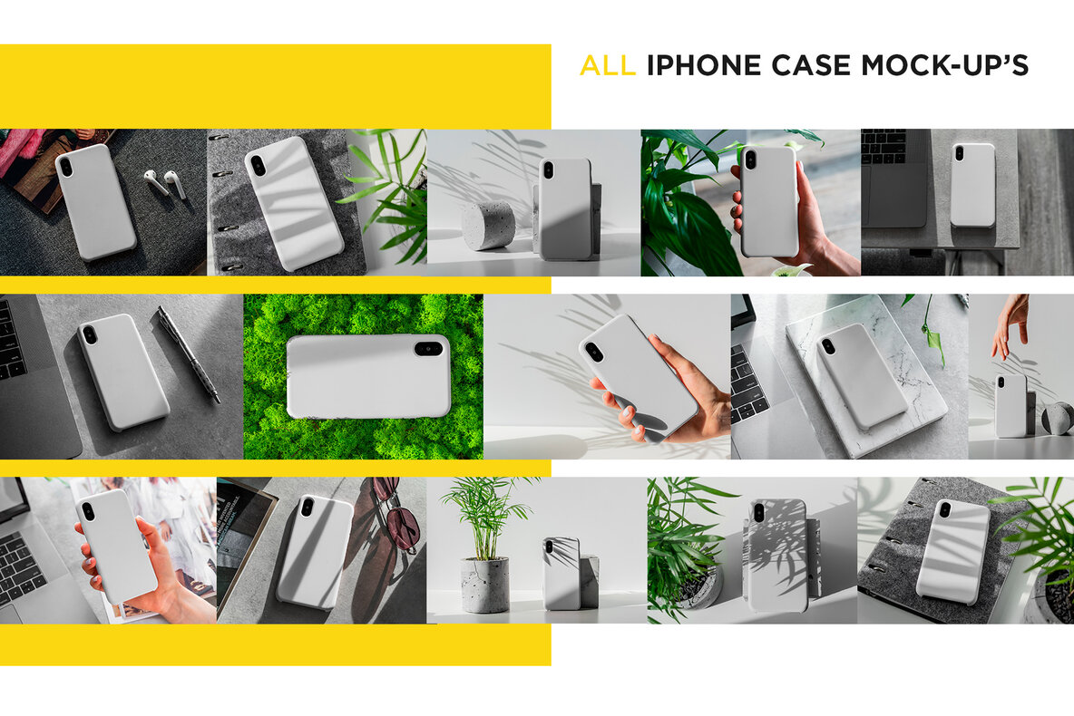 iPhone X Case Mock Ups