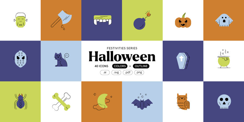Halloween   Festivities Icons