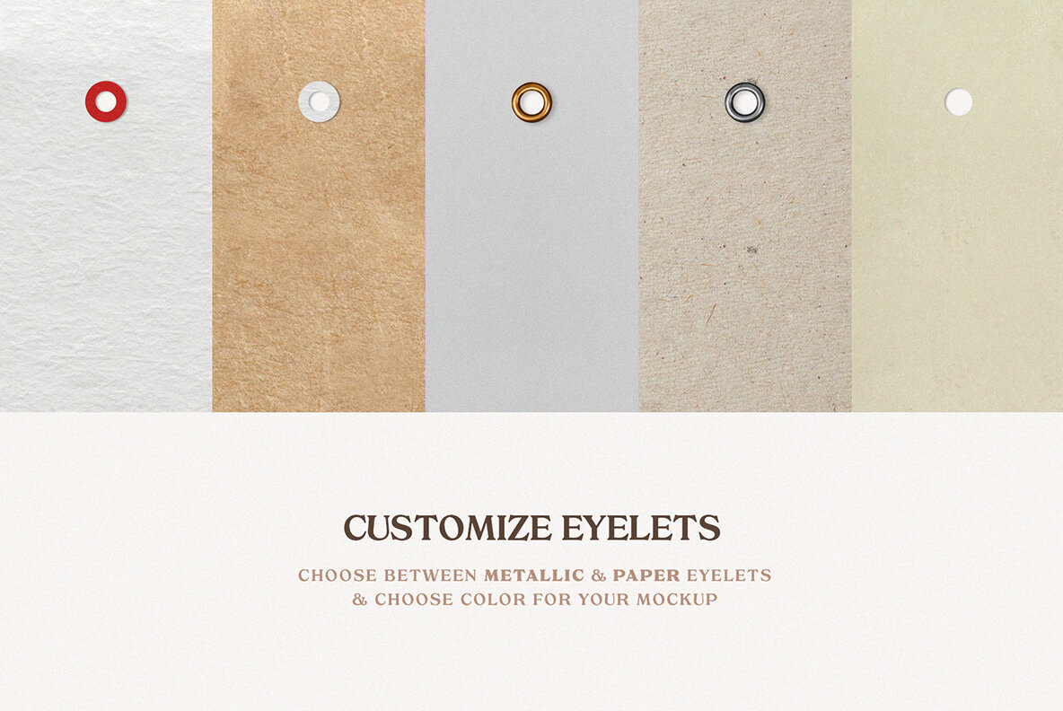 Garment Label Tag Mockups Garment Label Tag Mockups