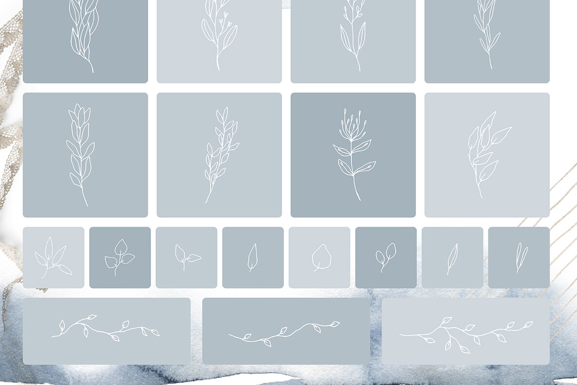 Scandi Leaf Collection 8