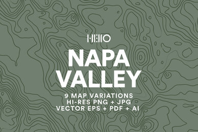 Napa Valley Topographic Maps
