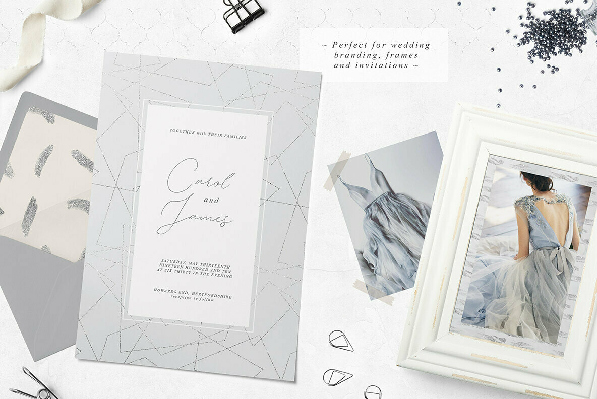 Fancy Silver Pattern Collection 2