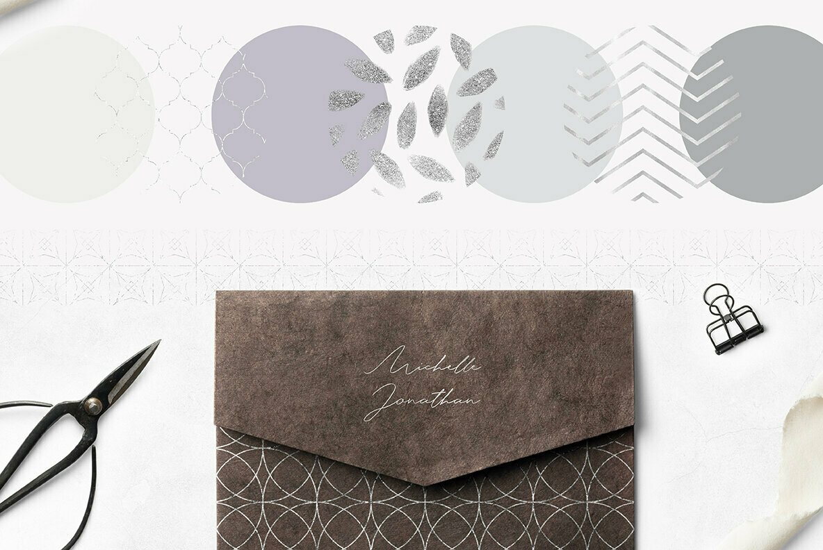 Fancy Silver Pattern Collection 3