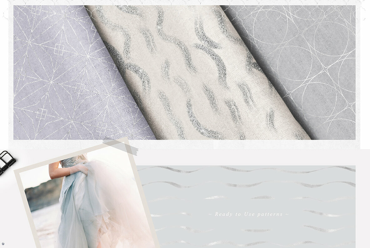 Fancy Silver Pattern Collection 5