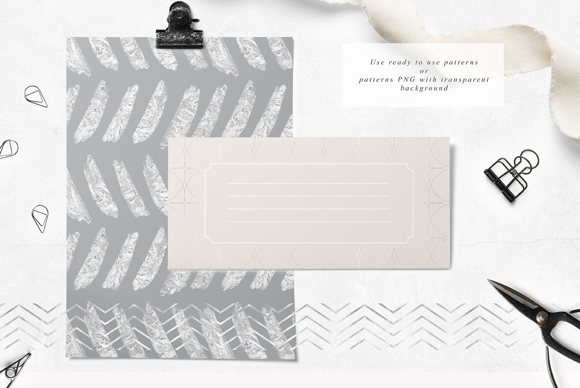 Fancy Silver Pattern Collection 9