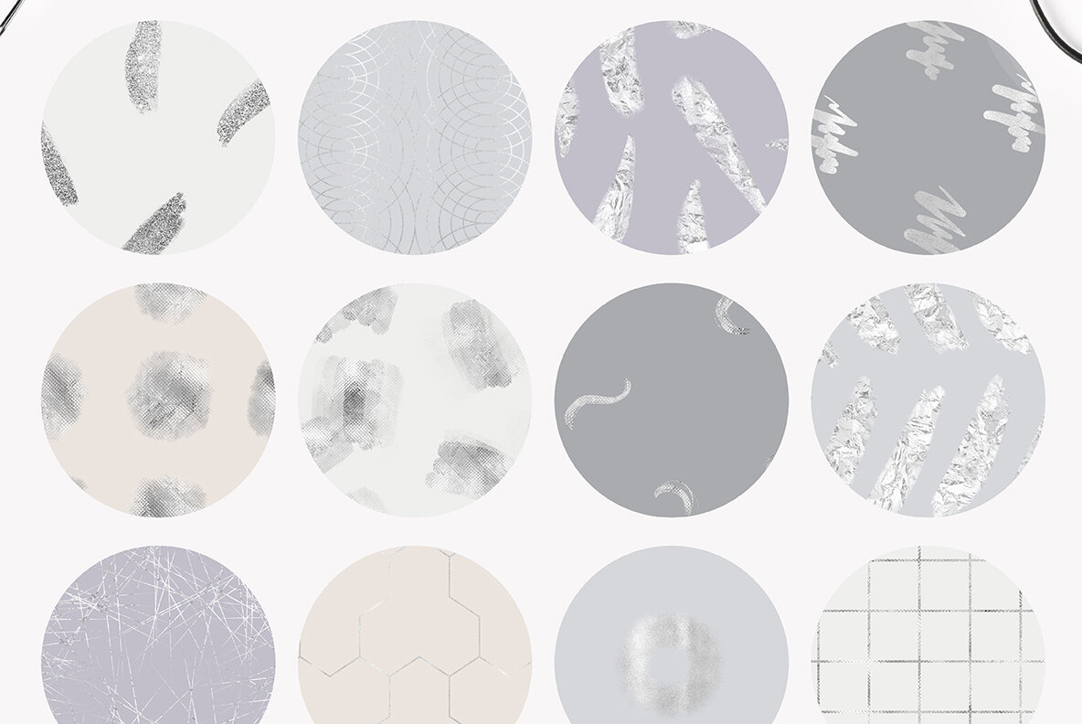 Fancy Silver Pattern Collection 10