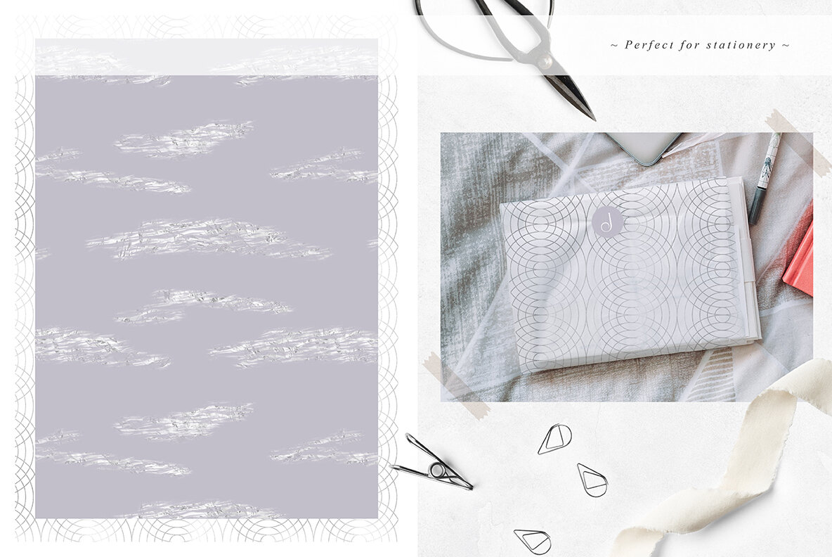 Fancy Silver Pattern Collection 12