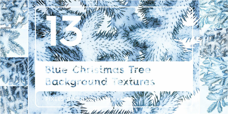 13 Blue Tree Background Textures