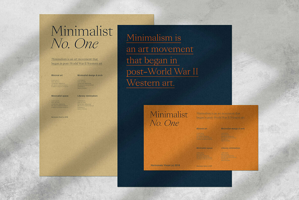 Minimalist No 1 All Scenes Minimalist No 1 All Scenes