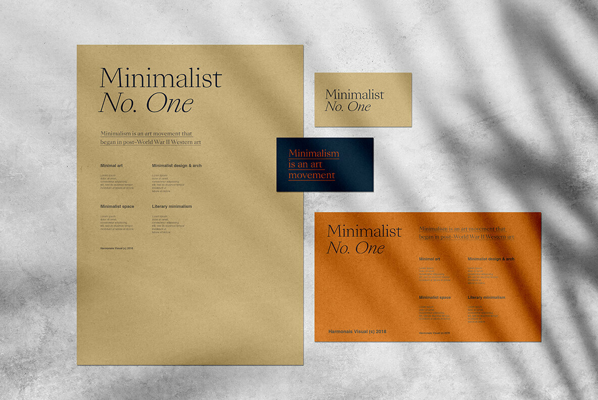 Minimalist No 1 All Scenes Minimalist No 1 All Scenes