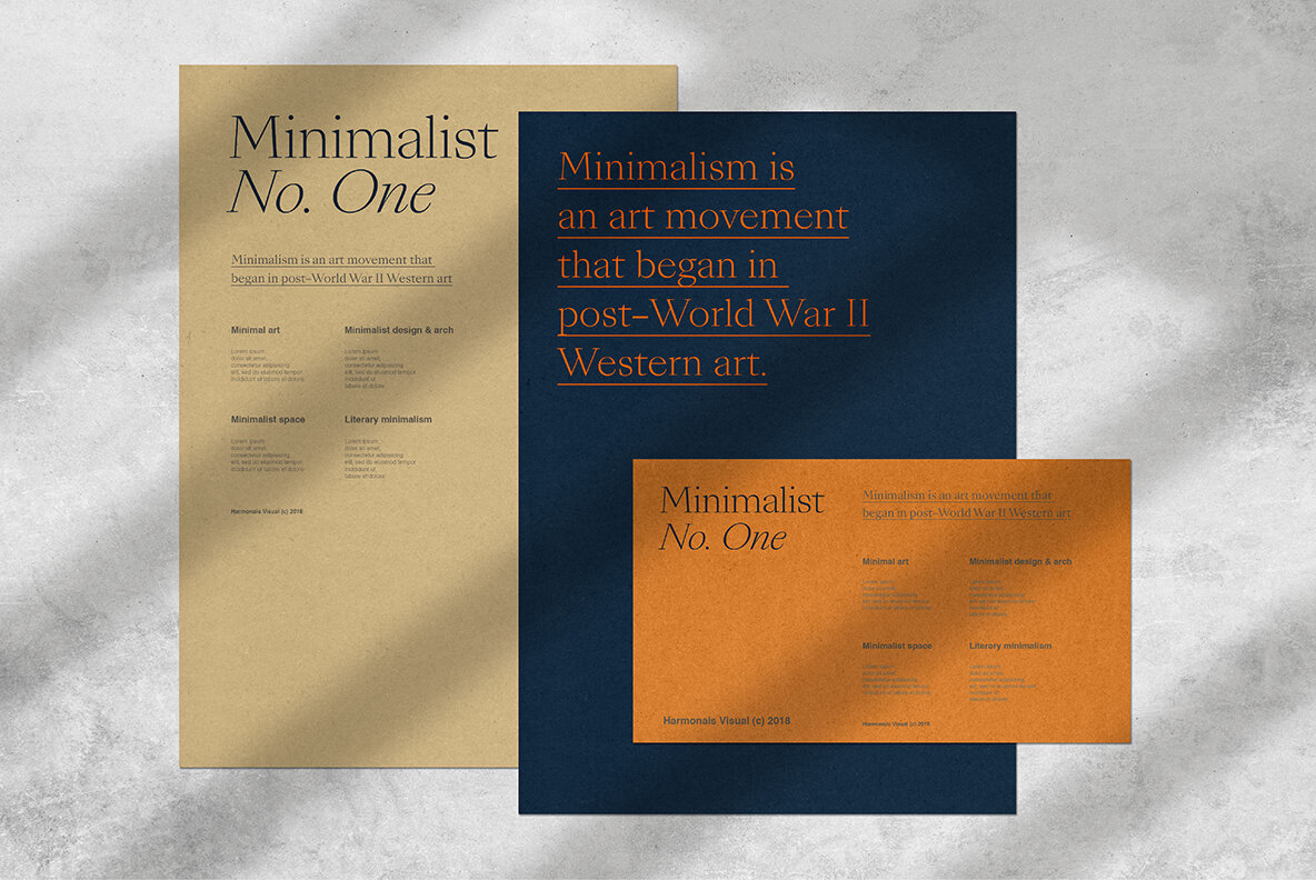Minimalist No 1 All Scenes Minimalist No 1 All Scenes