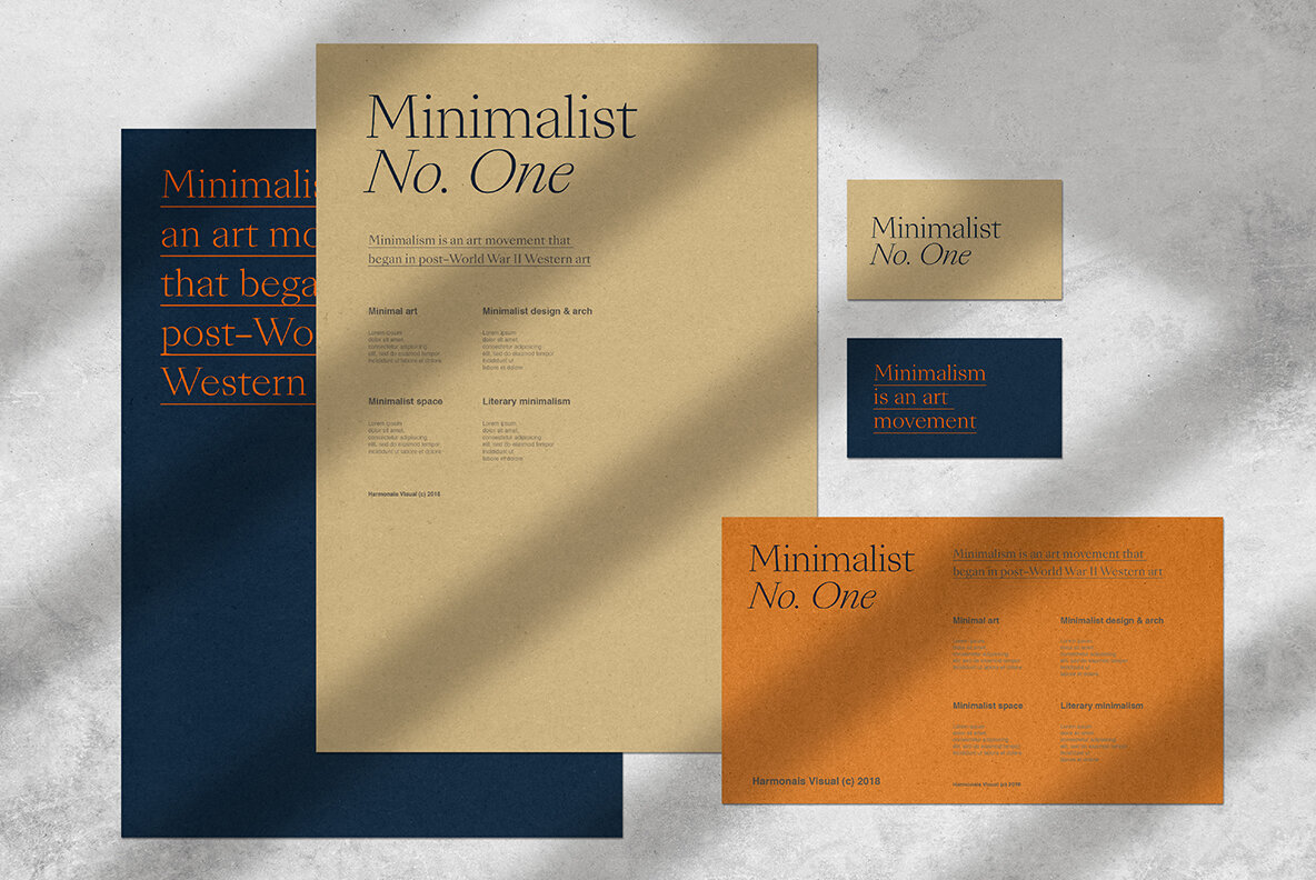 Minimalist No 1 All Scenes Minimalist No 1 All Scenes
