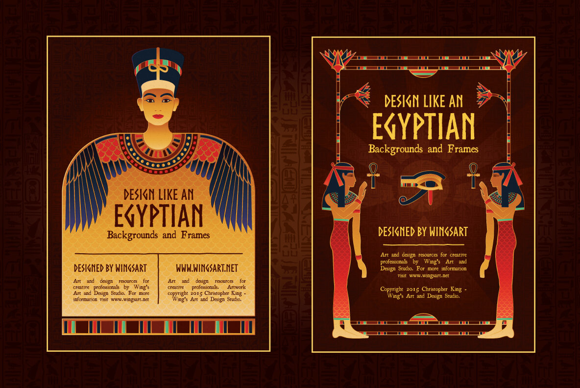 Egyptian Backgrounds and Frames Egyptian Backgrounds and Frames